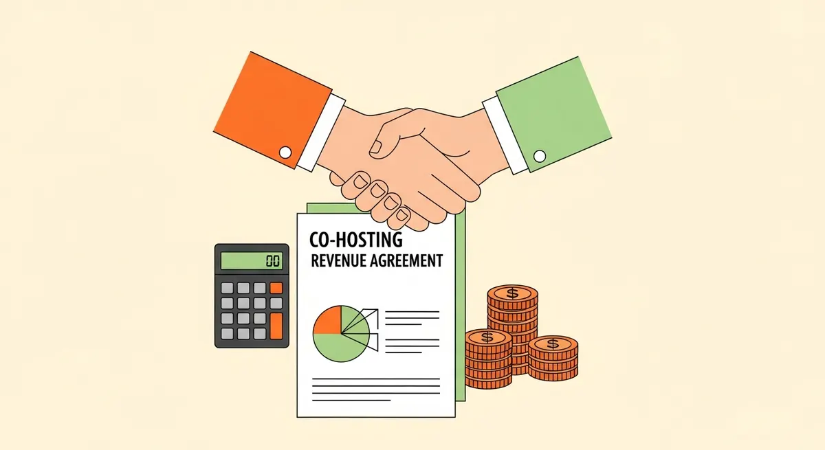 Co-Hosting Revenue Split Calculator: Model Your Arrangement Before You Sign