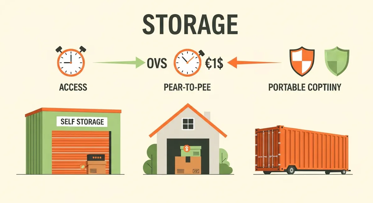 Renting Storage Space Near Me: Peer-to-Peer vs Traditional Options